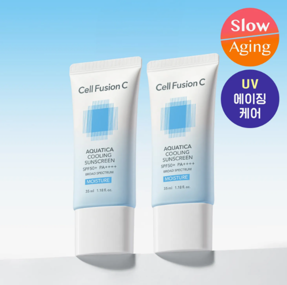 Cell Fusion C Aquatica Cooling Sunscreen Double Pack – 35ml x 2