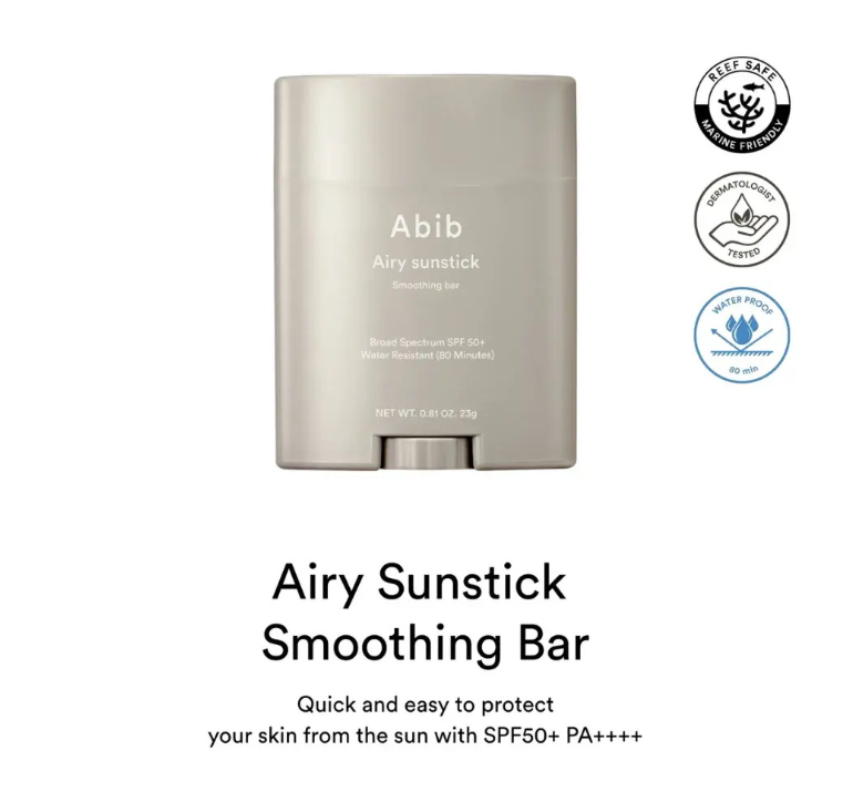 Abib Airy Sunstick Smoothing Bar SPF50+ PA++++ Duo Set