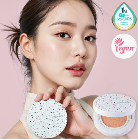 Tonefit Sun Vegan Tone‑Up Sun Cushion SPF 50+ PA++++