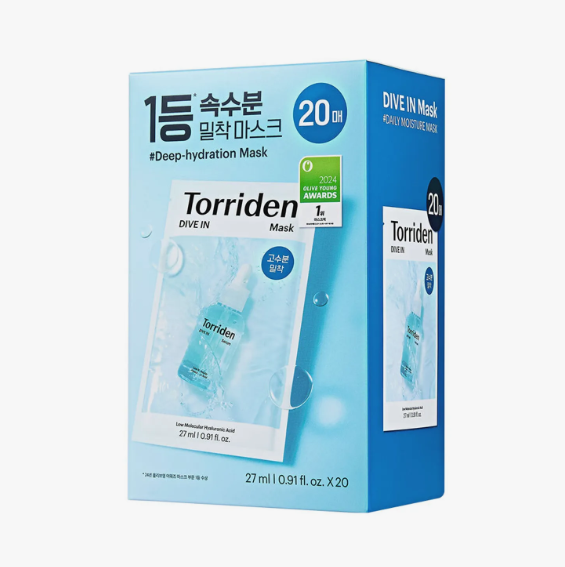 Torriden Dive In Low Molecular Hyaluronic Acid Mask Sheet 20ea