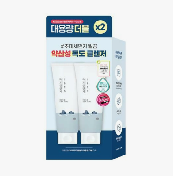 ROUND LAB 1025 Dokdo Cleanser 200mL Double Pack