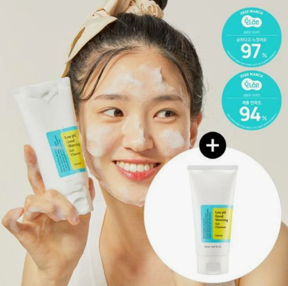 COSRX Low pH Good Morning Gel Cleanser 150mL Double Pack