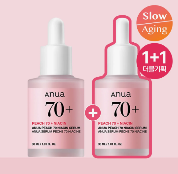 Anua Peach 70 Niacin Serum 30ml double set