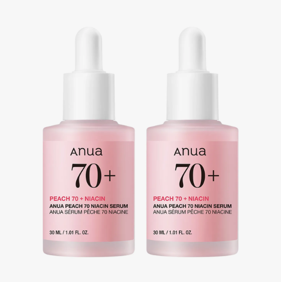 Anua Peach 70 Niacin Serum 30ml double set